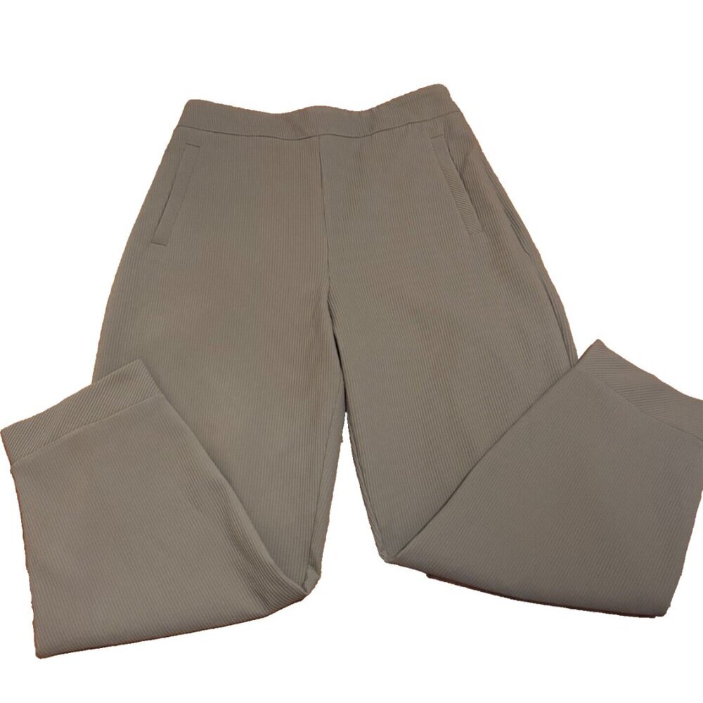 Zara High-Waisted Cords Trouser - Olive 🫒 Green, Side Zip, LARGE - Picture 3 of 7